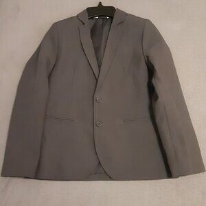 H & M Boys Gray Suit Jacket Size 8/9